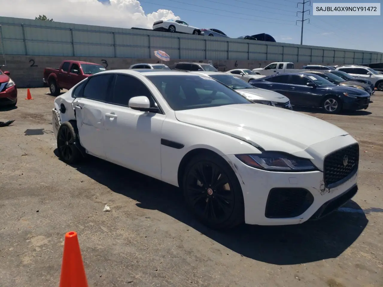 2022 Jaguar Xf R-Dynamic Se VIN: SAJBL4GX9NCY91472 Lot: 62613895