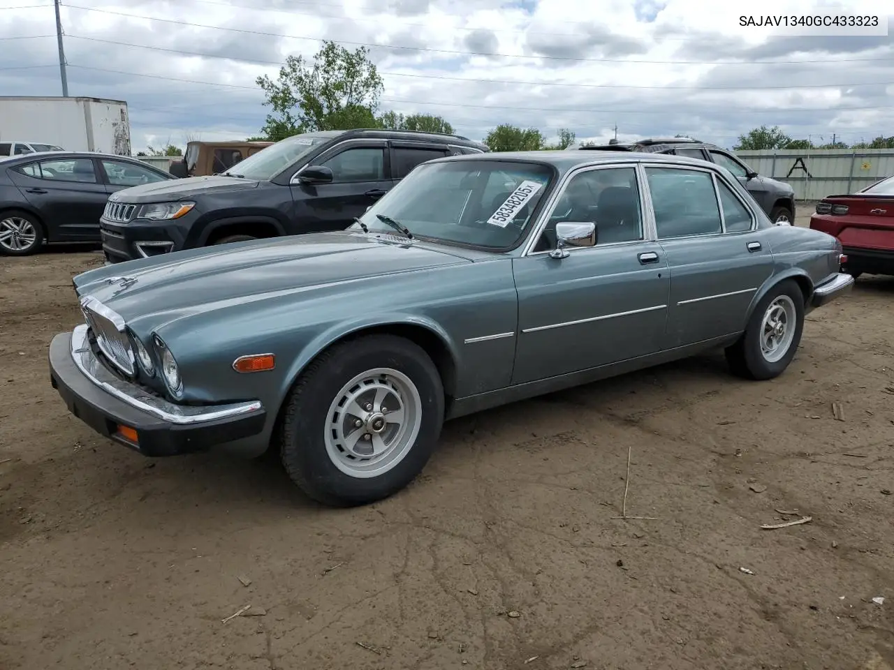 1986 Jaguar Xj6 VIN: SAJAV1340GC433323 Lot: 58348205