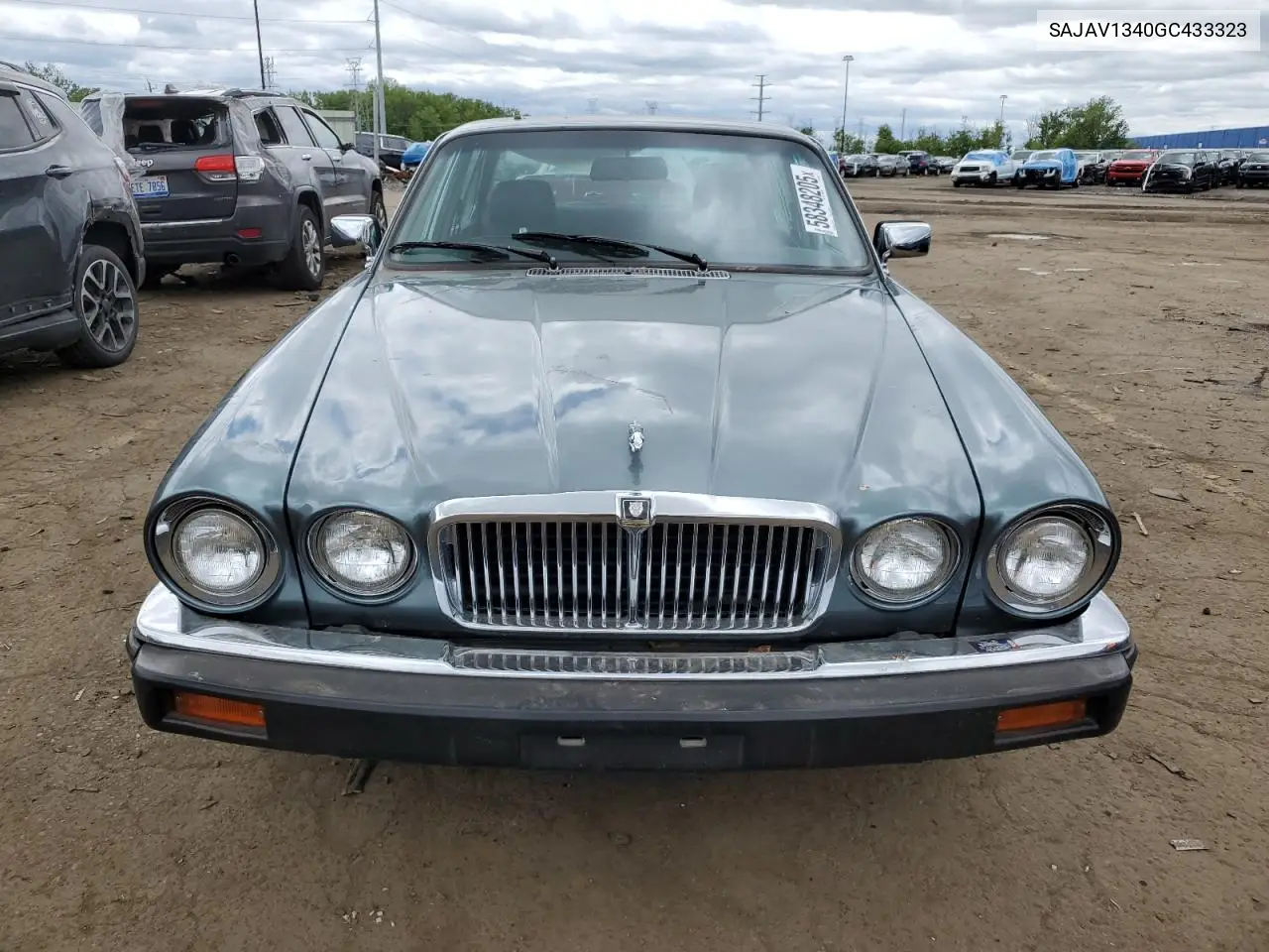 1986 Jaguar Xj6 VIN: SAJAV1340GC433323 Lot: 58348205