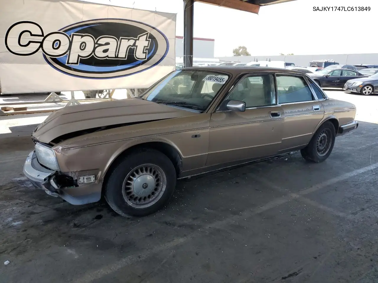 1990 Jaguar Vandenplas VIN: SAJKY1747LC613849 Lot: 58019455