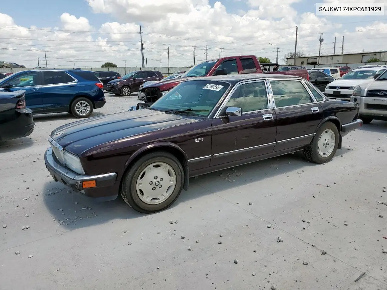 1993 Jaguar Xj6 Vanden Plas VIN: SAJKW174XPC681929 Lot: 63790895