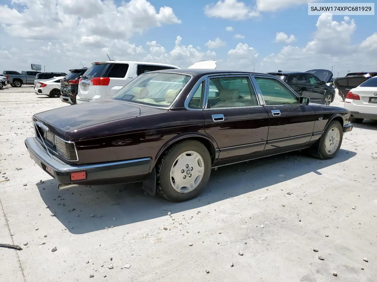 1993 Jaguar Xj6 Vanden Plas VIN: SAJKW174XPC681929 Lot: 63790895