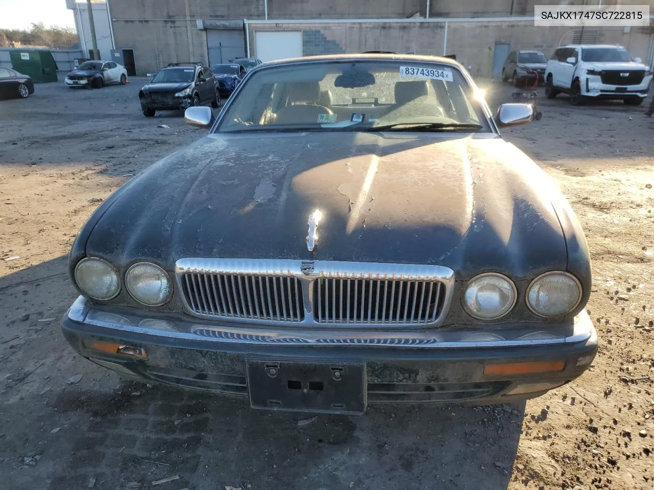 1995 Jaguar Vandenplas VIN: SAJKX1747SC722815 Lot: 83743934