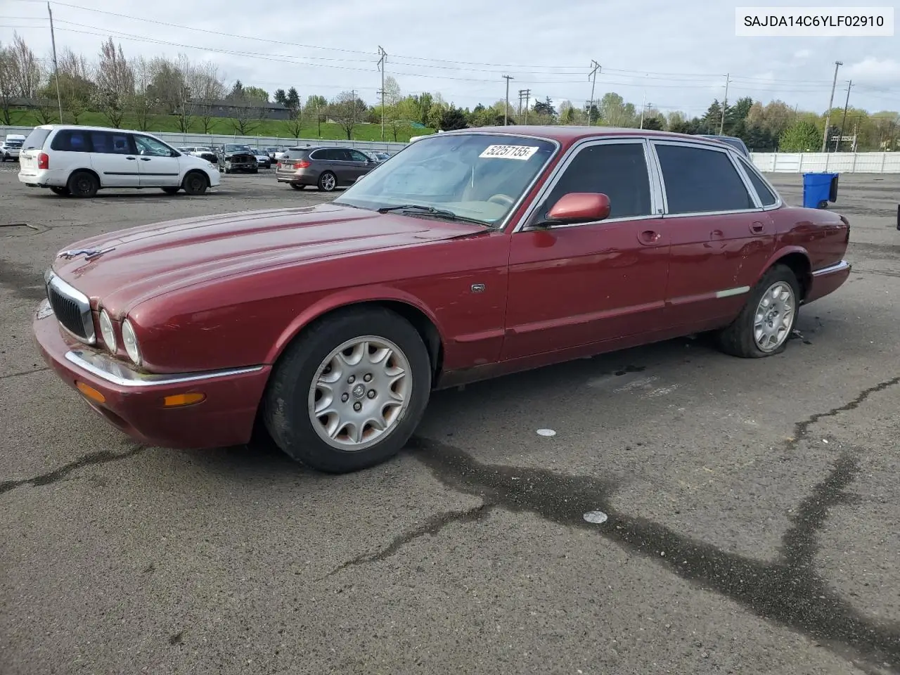2000 Jaguar Xj8 VIN: SAJDA14C6YLF02910 Lot: 52257155