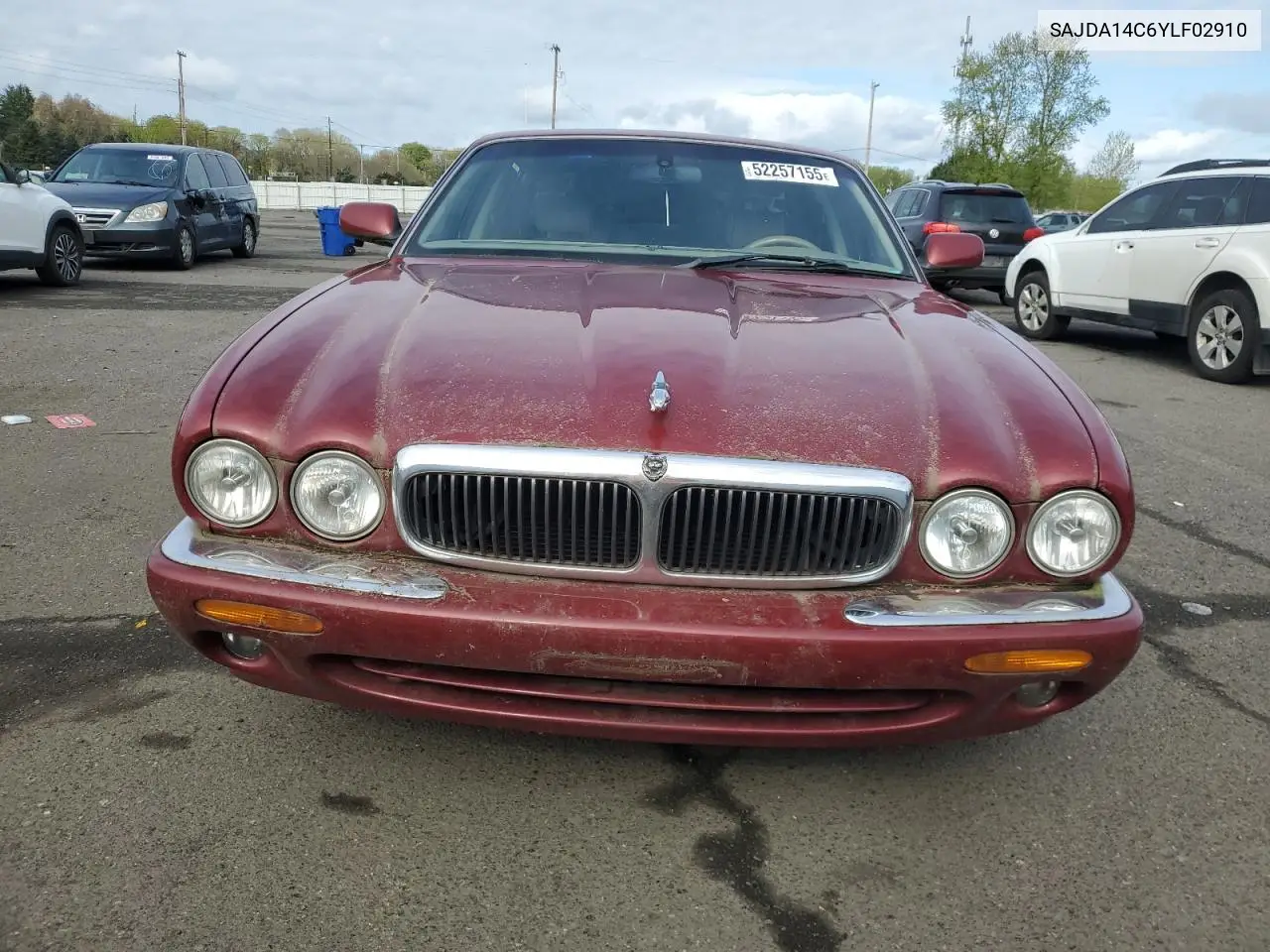 2000 Jaguar Xj8 VIN: SAJDA14C6YLF02910 Lot: 52257155