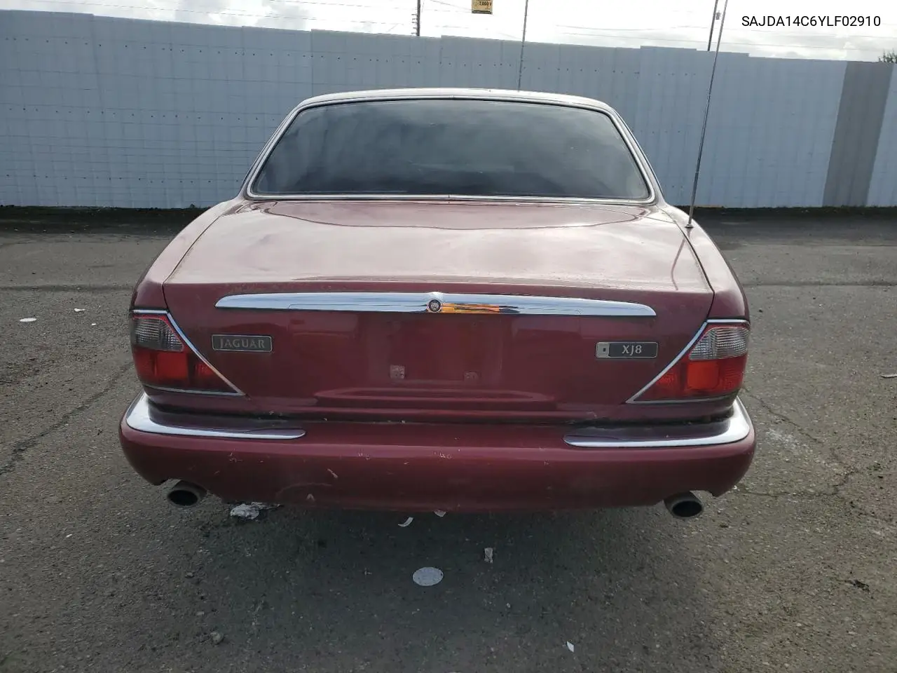 2000 Jaguar Xj8 VIN: SAJDA14C6YLF02910 Lot: 52257155