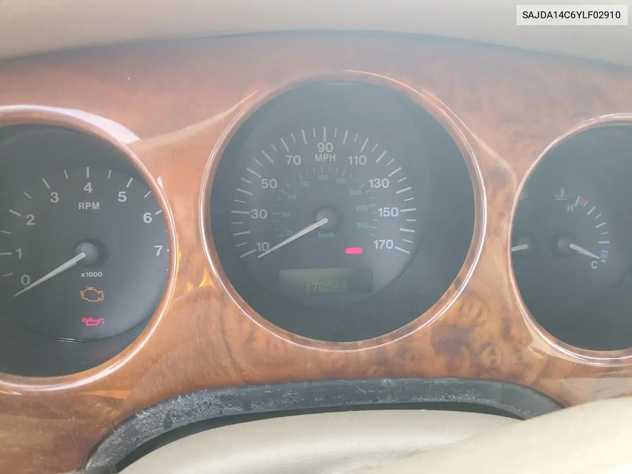 2000 Jaguar Xj8 VIN: SAJDA14C6YLF02910 Lot: 52257155