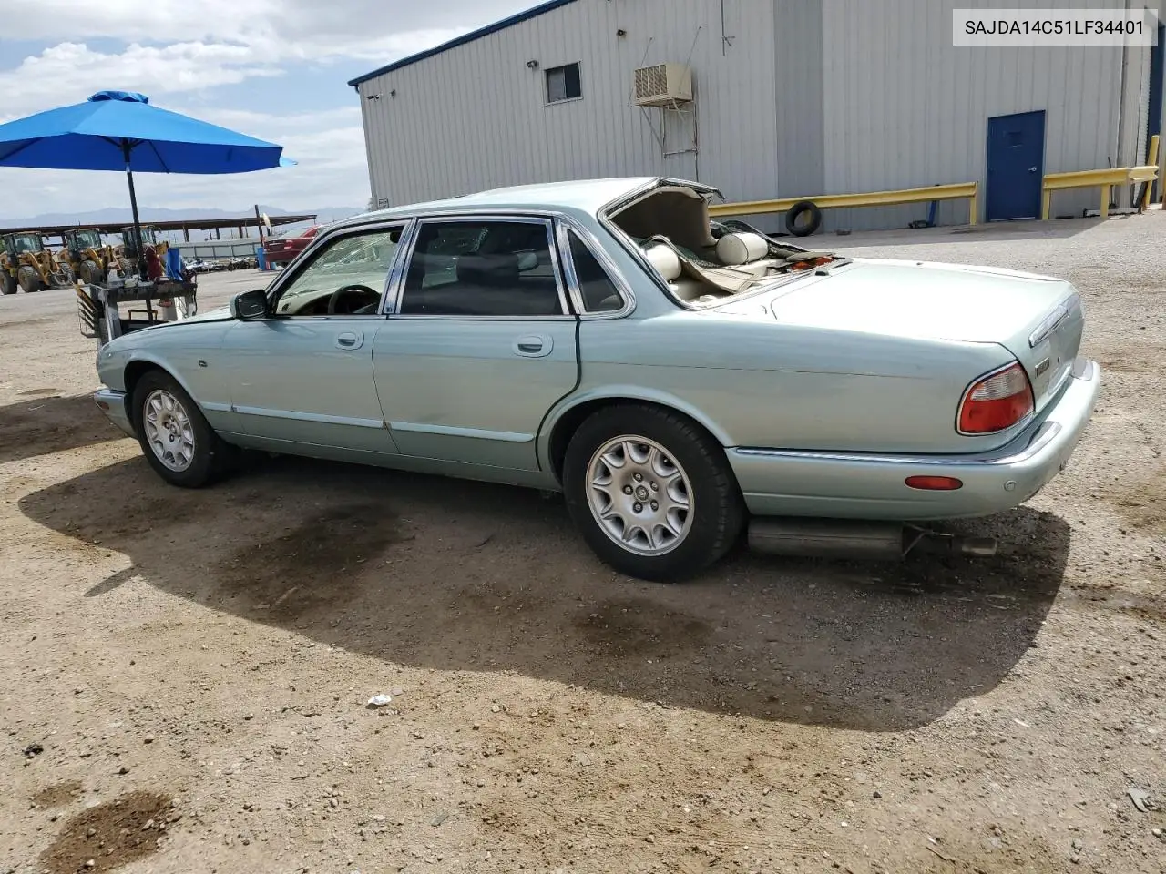 2001 Jaguar Xj8 VIN: SAJDA14C51LF34401 Lot: 62036015