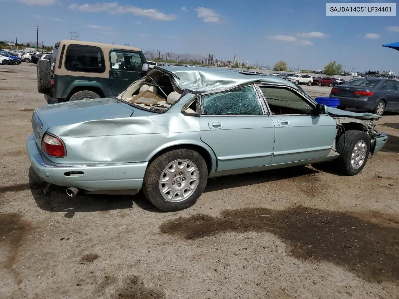 2001 Jaguar Xj8 VIN: SAJDA14C51LF34401 Lot: 62036015