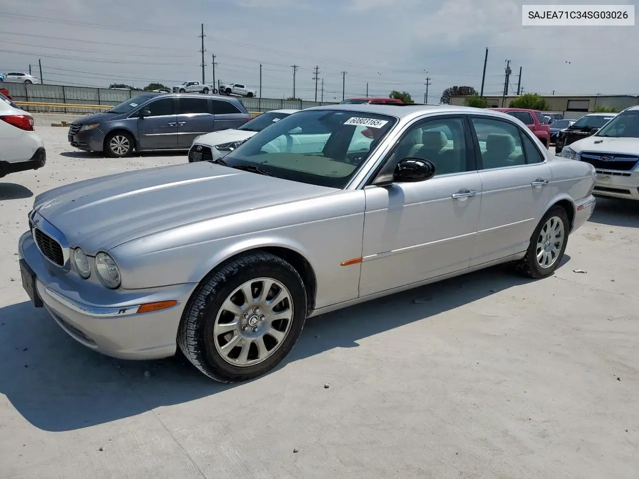 2004 Jaguar Xj8 VIN: SAJEA71C34SG03026 Lot: 60803165