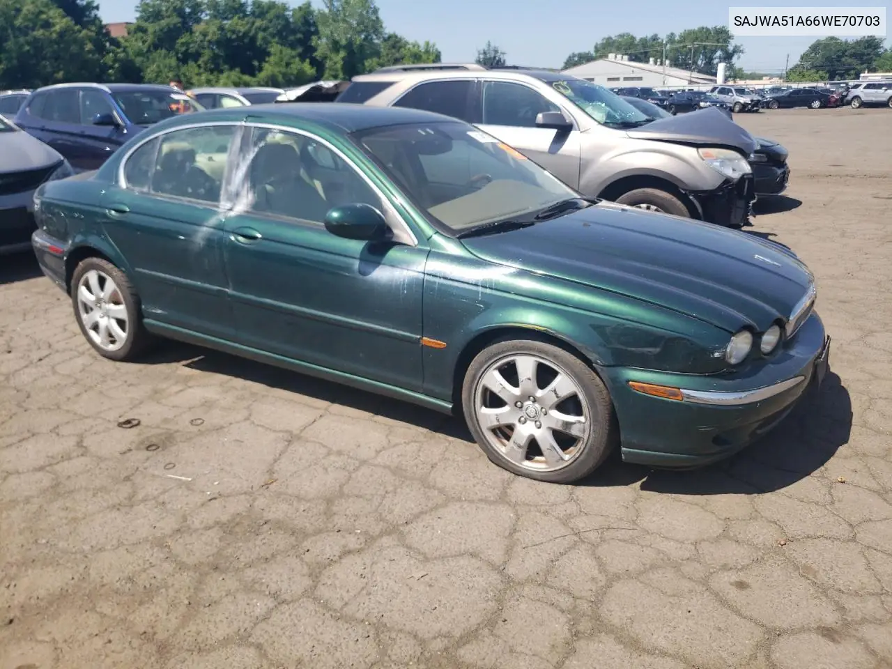2006 Jaguar X-Type 3.0 VIN: SAJWA51A66WE70703 Lot: 61401295