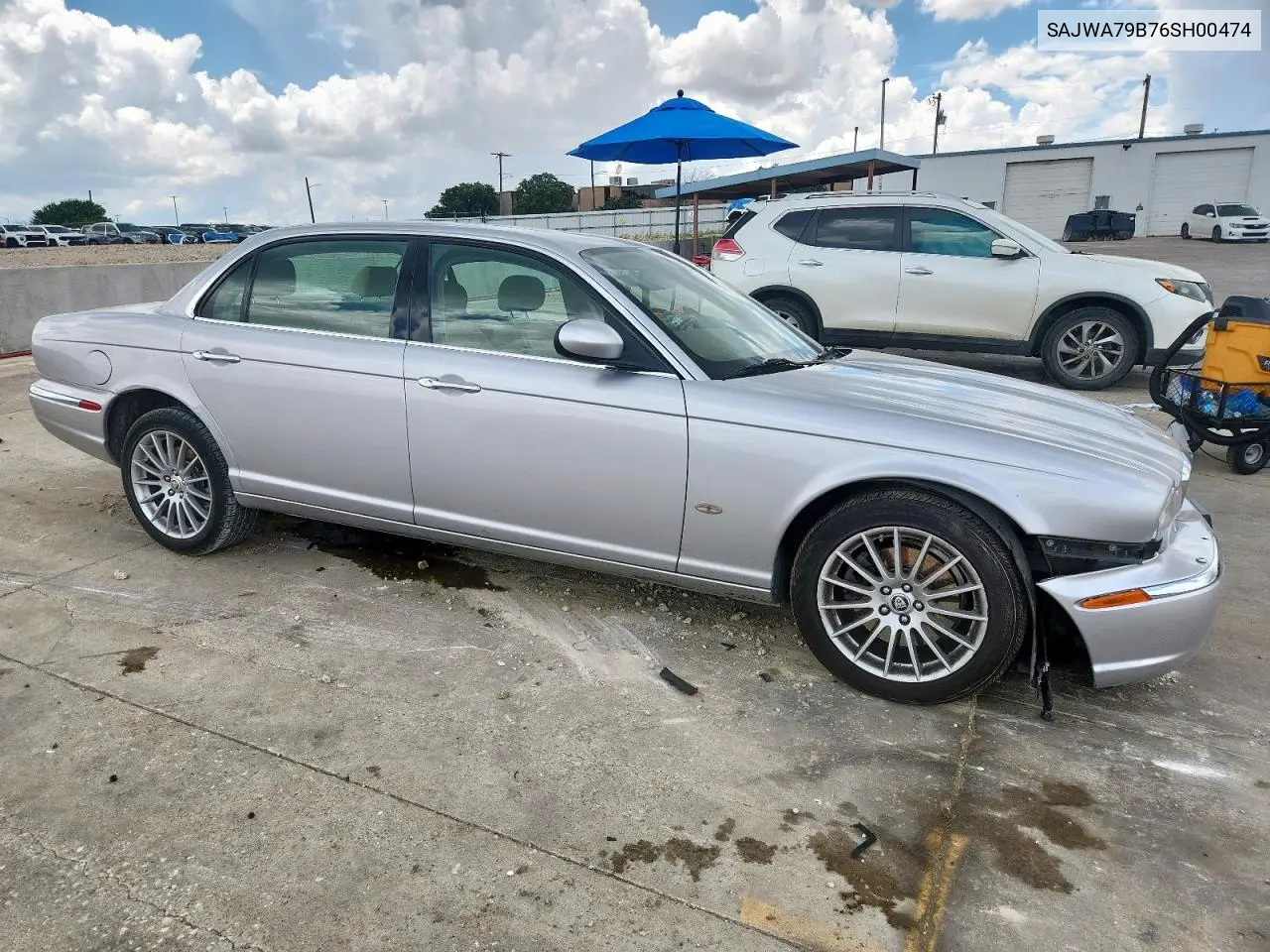 2006 Jaguar Xj8 L VIN: SAJWA79B76SH00474 Lot: 62118455