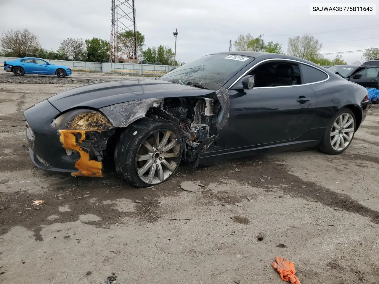 2007 Jaguar Xk VIN: SAJWA43B775B11643 Lot: 55782135