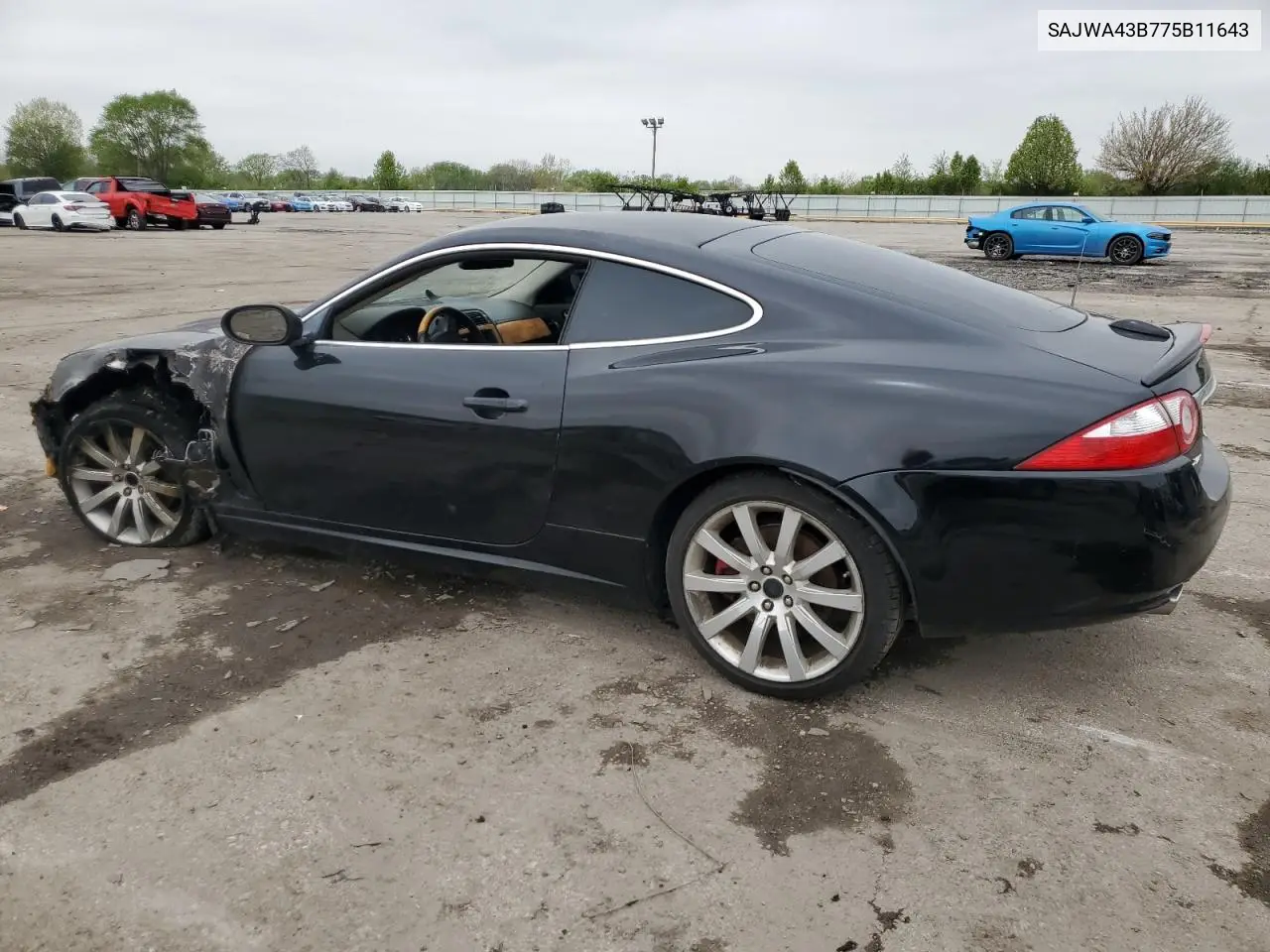 2007 Jaguar Xk VIN: SAJWA43B775B11643 Lot: 55782135