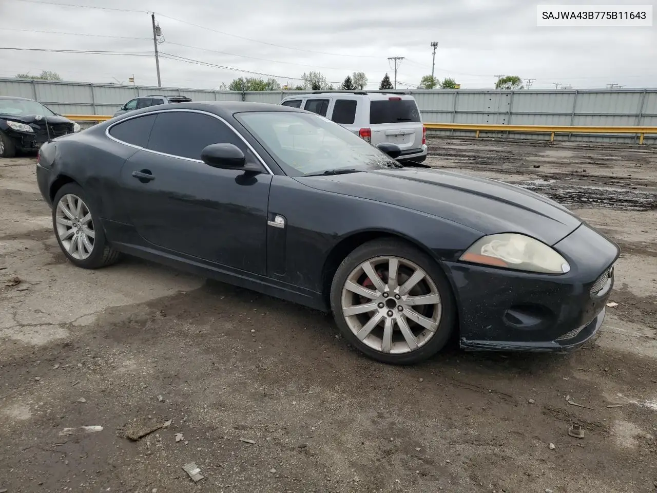 2007 Jaguar Xk VIN: SAJWA43B775B11643 Lot: 55782135