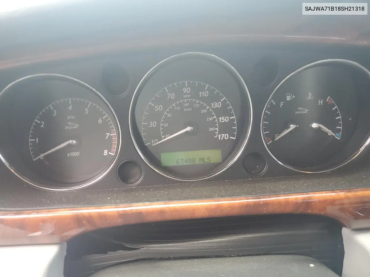 2008 Jaguar Xj8 VIN: SAJWA71B18SH21318 Lot: 62529485