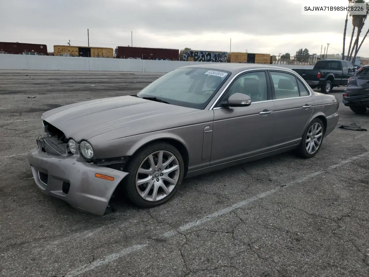 2008 Jaguar Xj8 VIN: SAJWA71B98SH28226 Lot: 63563805
