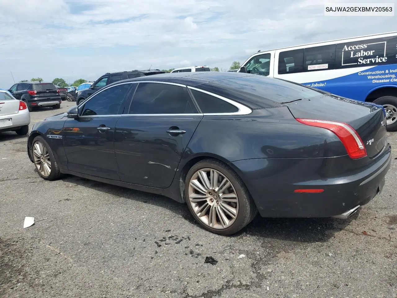 2011 Jaguar Xjl Supercharged VIN: SAJWA2GEXBMV20563 Lot: 62951115