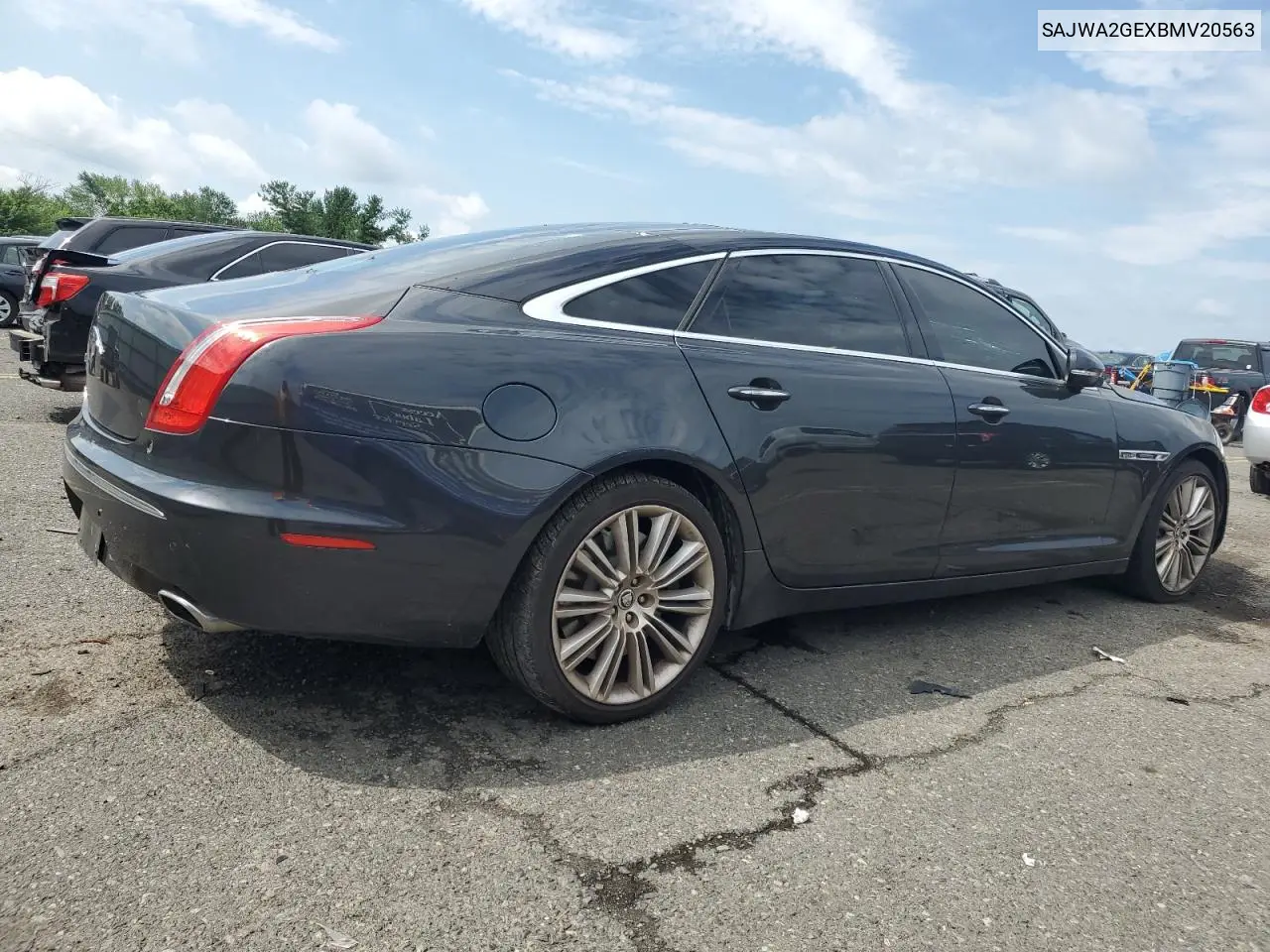 2011 Jaguar Xjl Supercharged VIN: SAJWA2GEXBMV20563 Lot: 62951115