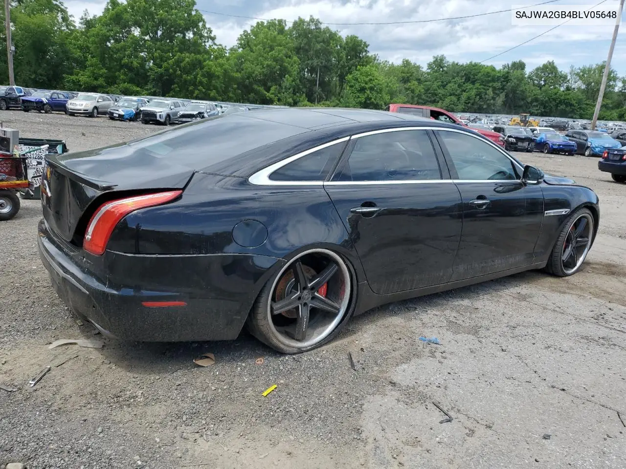 2011 Jaguar Xjl VIN: SAJWA2GB4BLV05648 Lot: 63400135