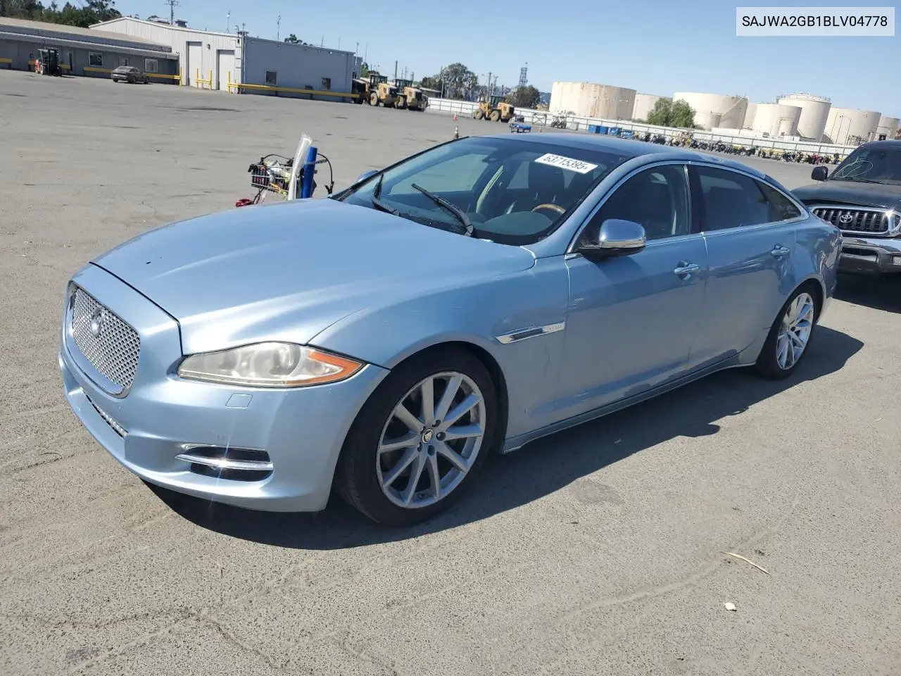 2011 Jaguar Xjl VIN: SAJWA2GB1BLV04778 Lot: 63715395