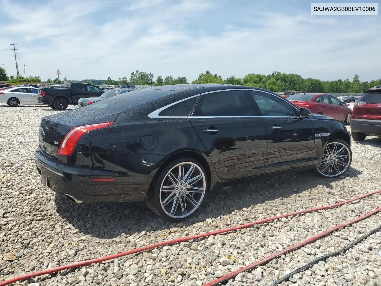 2011 Jaguar Xjl VIN: SAJWA2GB0BLV10006 Lot: 64207665