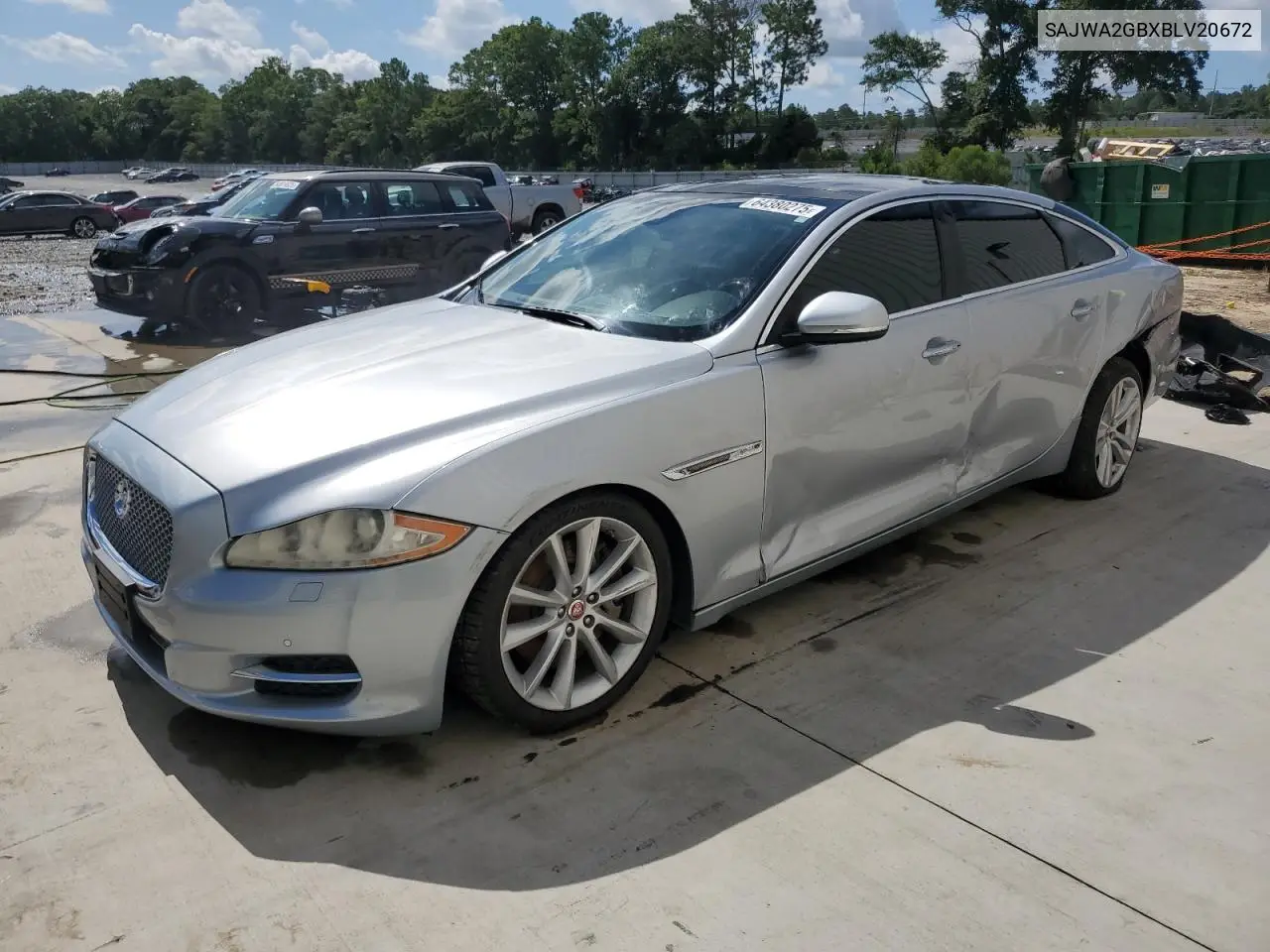 2011 Jaguar Xjl VIN: SAJWA2GBXBLV20672 Lot: 64380275