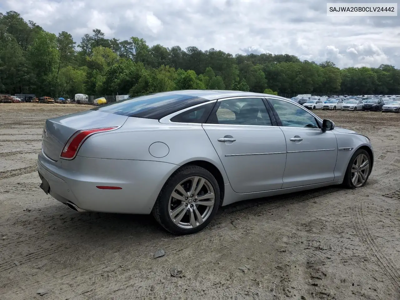 2012 Jaguar Xjl VIN: SAJWA2GB0CLV24442 Lot: 56780135