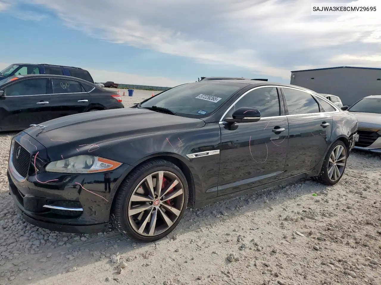 2012 Jaguar Xjl Supercharged VIN: SAJWA3KE8CMV29695 Lot: 57229265
