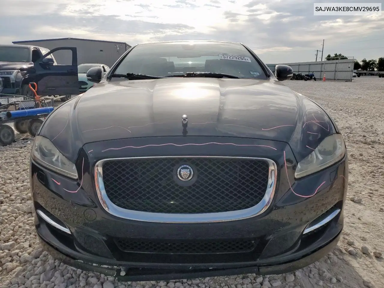 2012 Jaguar Xjl Supercharged VIN: SAJWA3KE8CMV29695 Lot: 57229265