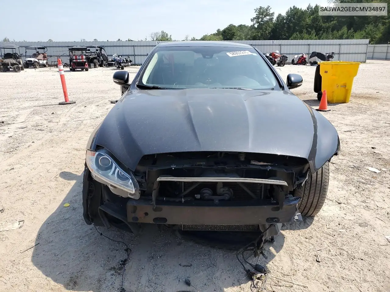 2012 Jaguar Xjl Supercharged VIN: SAJWA2GE8CMV34897 Lot: 58902245