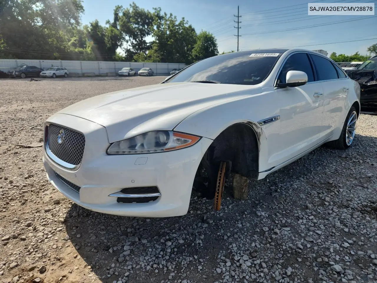 2012 Jaguar Xjl Supercharged VIN: SAJWA2GE7CMV28878 Lot: 62561695