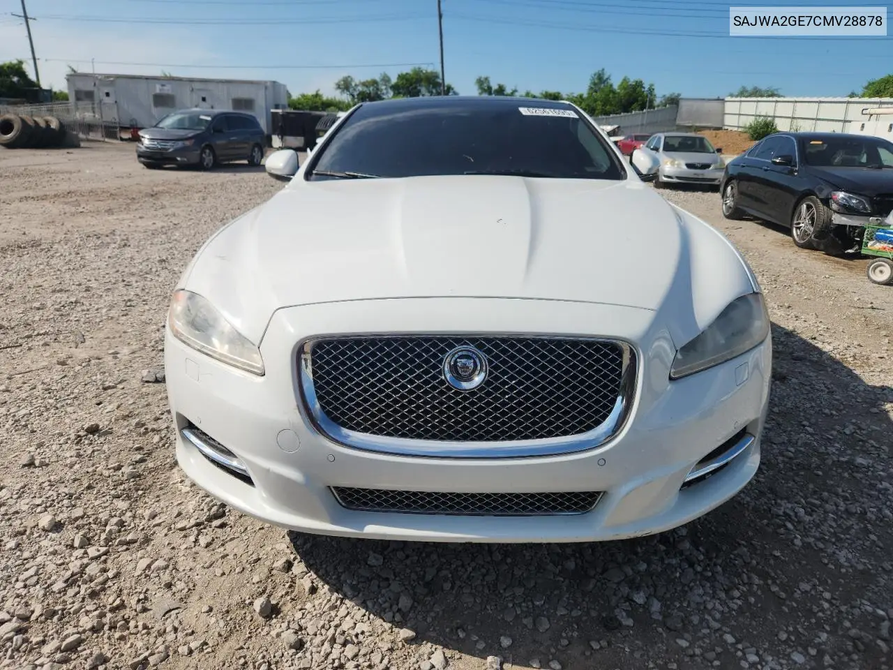 2012 Jaguar Xjl Supercharged VIN: SAJWA2GE7CMV28878 Lot: 62561695