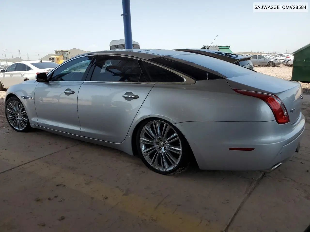 2012 Jaguar Xjl Supercharged VIN: SAJWA2GE1CMV28584 Lot: 63313275