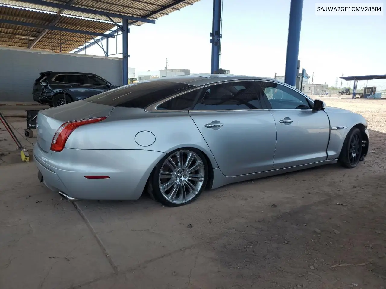 2012 Jaguar Xjl Supercharged VIN: SAJWA2GE1CMV28584 Lot: 63313275