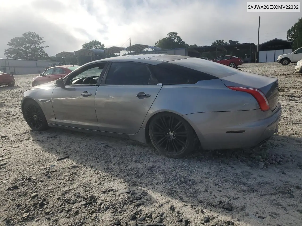 2012 Jaguar Xjl Supercharged VIN: SAJWA2GEXCMV22332 Lot: 65096925