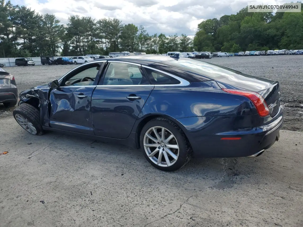 2013 Jaguar Xj VIN: SAJWJ1CD7D8V49943 Lot: 57873345