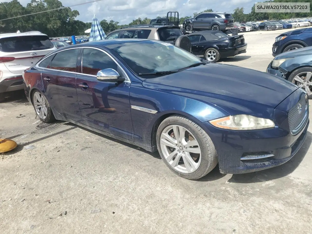 2013 Jaguar Xjl Portfolio VIN: SAJWA2G13DLV57203 Lot: 63496995