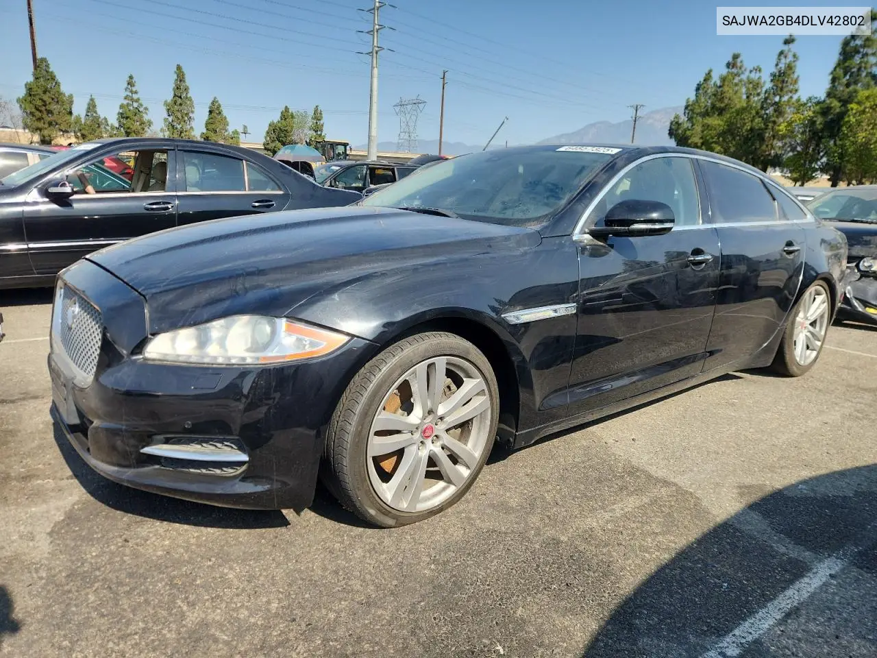 2013 Jaguar Xjl Portfolio VIN: SAJWA2GB4DLV42802 Lot: 64857325