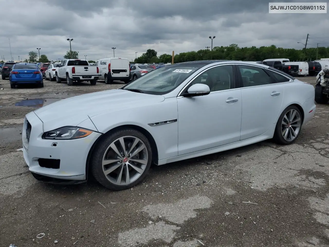 2016 Jaguar Xj VIN: SAJWJ1CD1G8W01152 Lot: 57673925