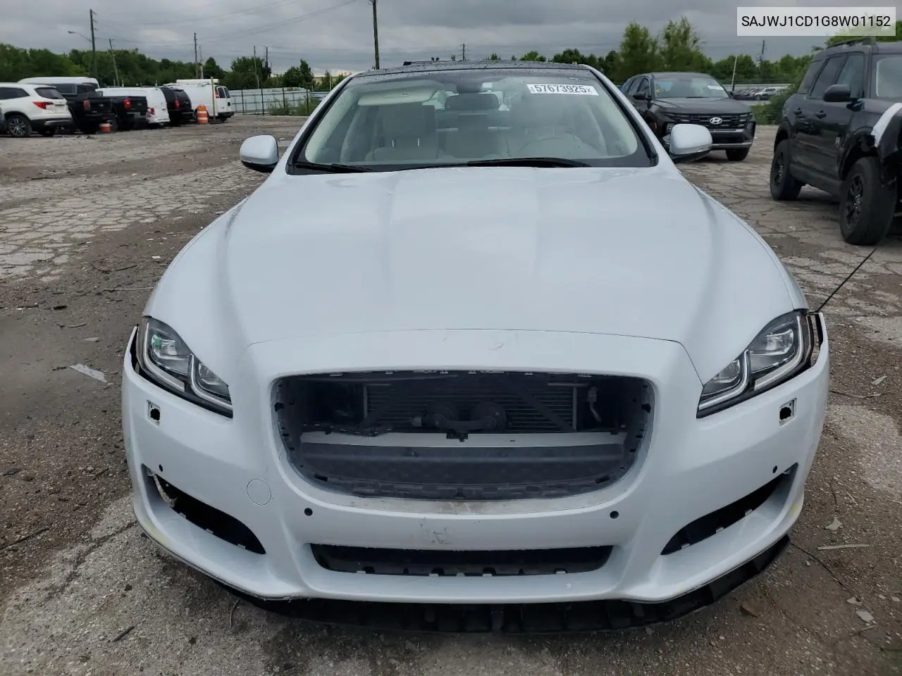 2016 Jaguar Xj VIN: SAJWJ1CD1G8W01152 Lot: 57673925