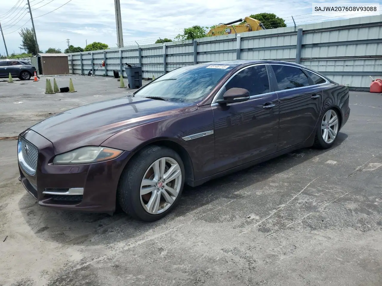 2016 Jaguar Xjl Portfolio VIN: SAJWA2G76G8V93088 Lot: 65146115