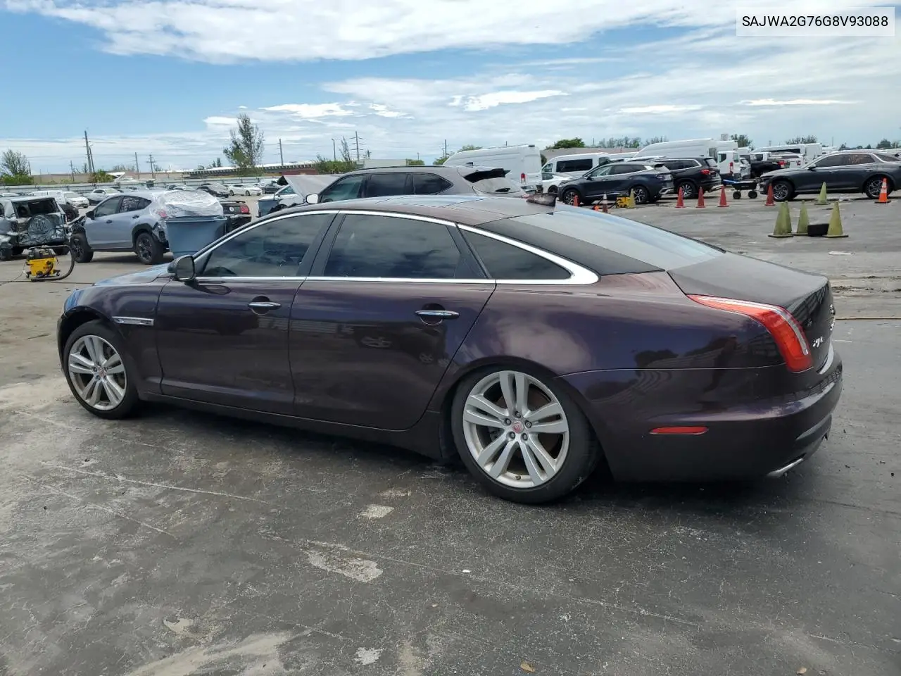2016 Jaguar Xjl Portfolio VIN: SAJWA2G76G8V93088 Lot: 65146115