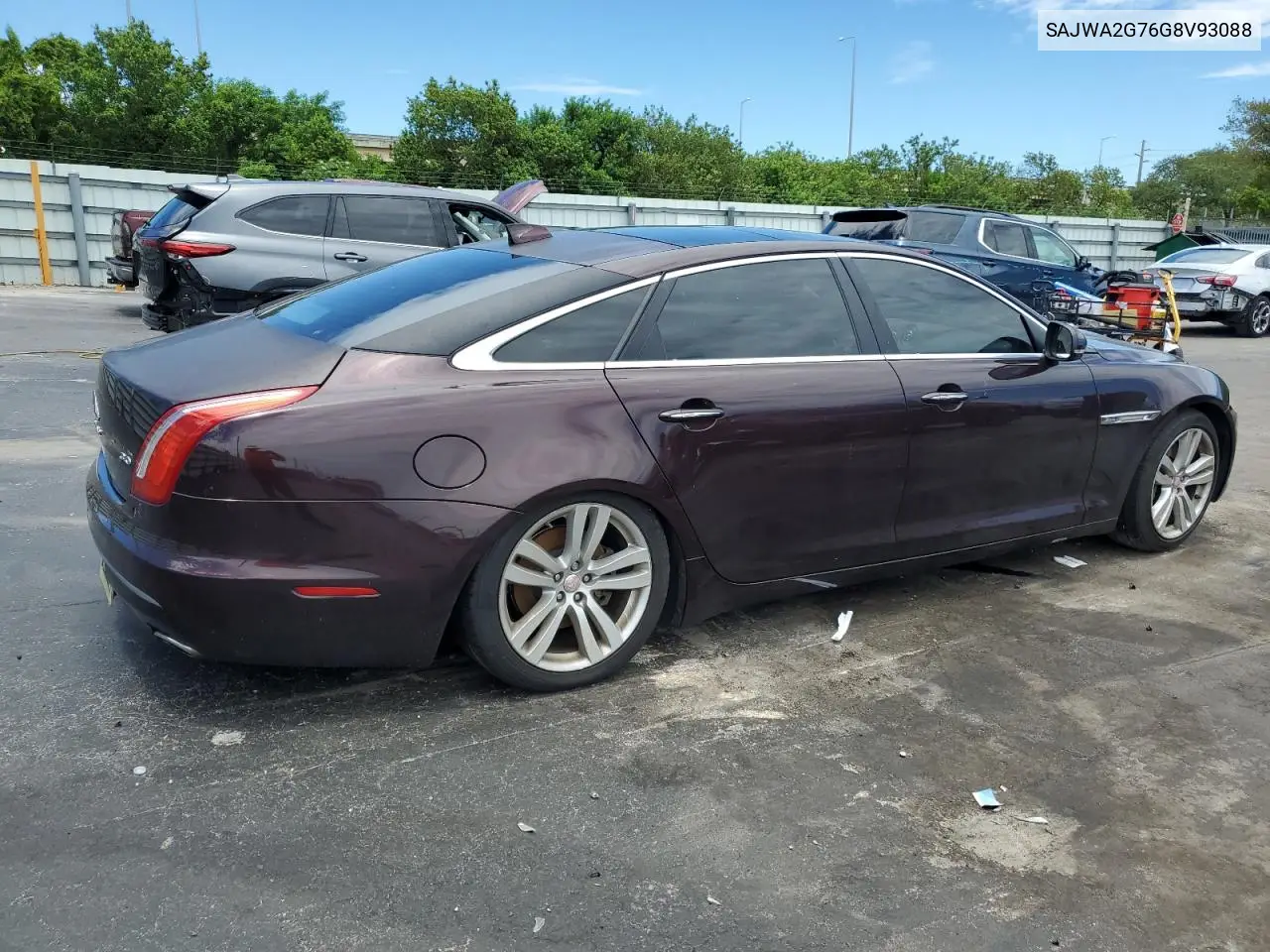 2016 Jaguar Xjl Portfolio VIN: SAJWA2G76G8V93088 Lot: 65146115