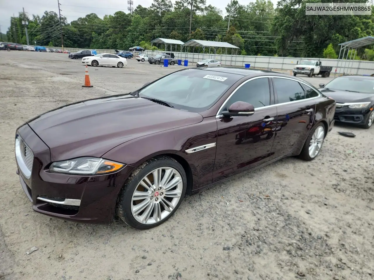 2017 Jaguar Xjl Supercharged VIN: SAJWA2GE5HMW08865 Lot: 63302475