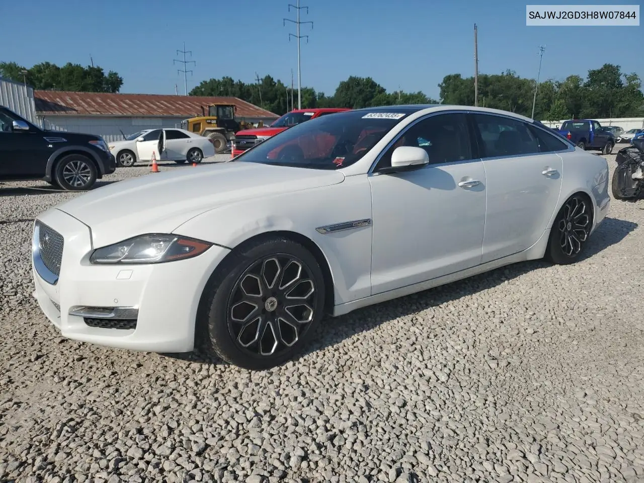 2017 Jaguar Xjl Portfolio VIN: SAJWJ2GD3H8W07844 Lot: 63762435