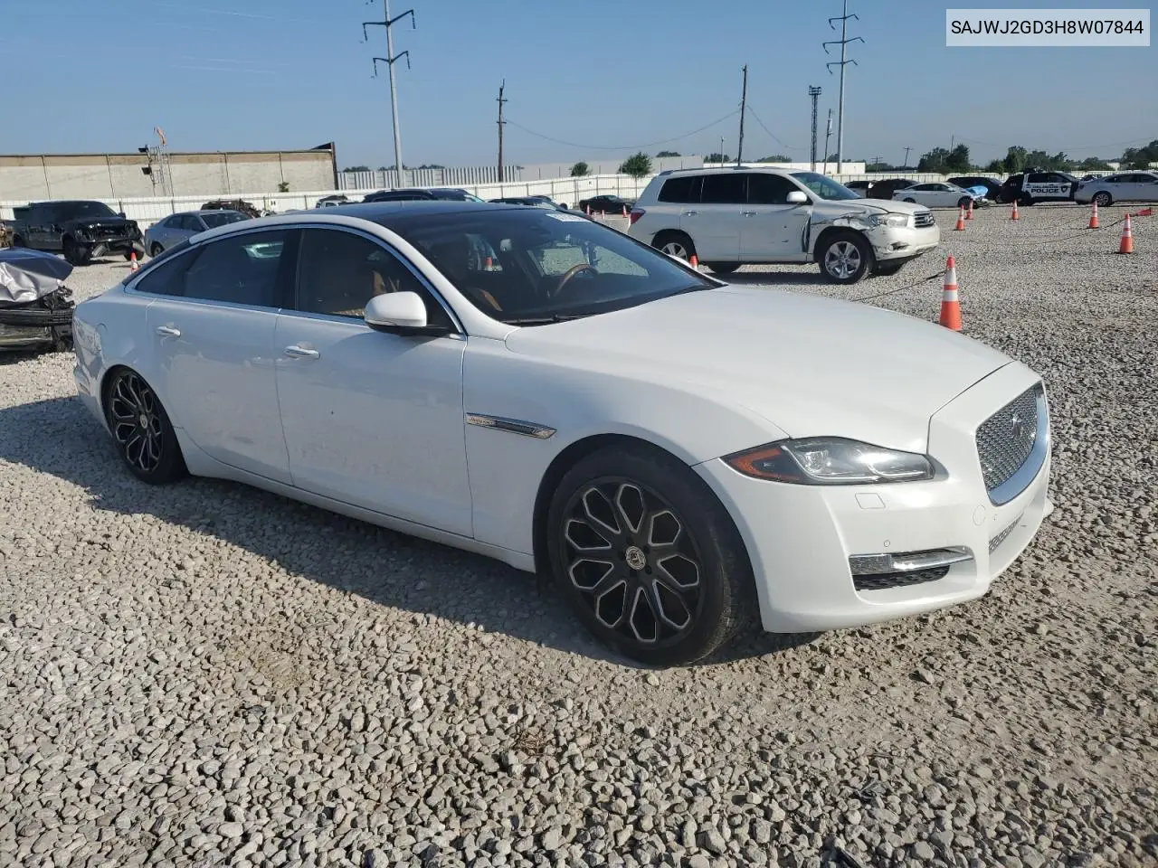 2017 Jaguar Xjl Portfolio VIN: SAJWJ2GD3H8W07844 Lot: 63762435