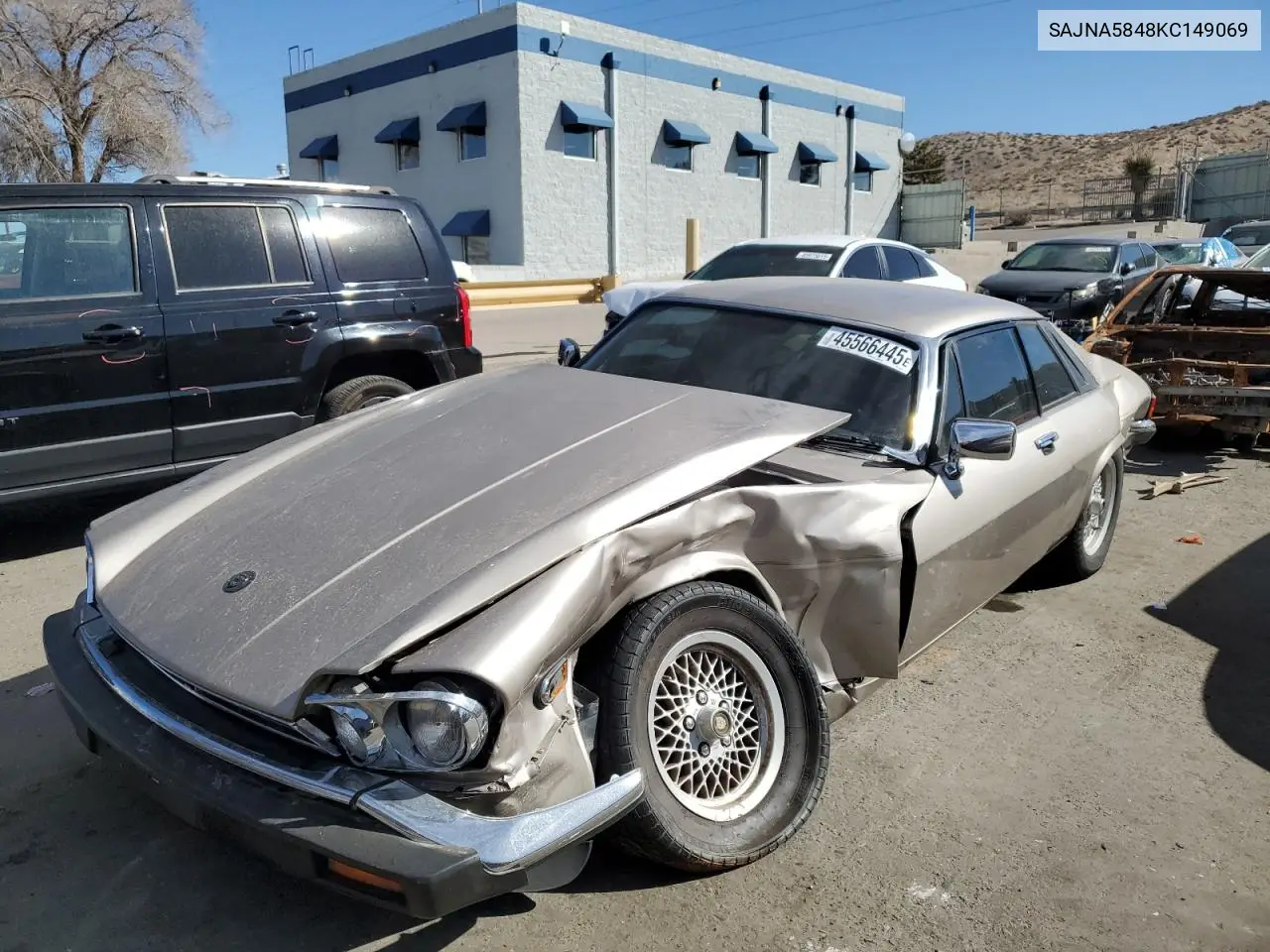 1989 Jaguar Xjs VIN: SAJNA5848KC149069 Lot: 45566445