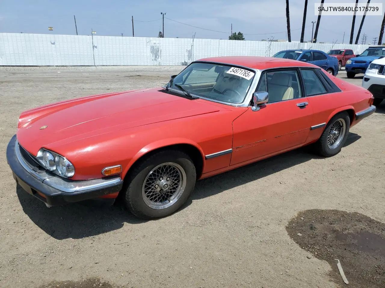 1990 Jaguar Xjs Palette Collection VIN: SAJTW5840LC175739 Lot: 54971765