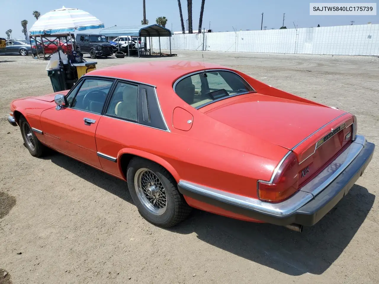 1990 Jaguar Xjs Palette Collection VIN: SAJTW5840LC175739 Lot: 54971765